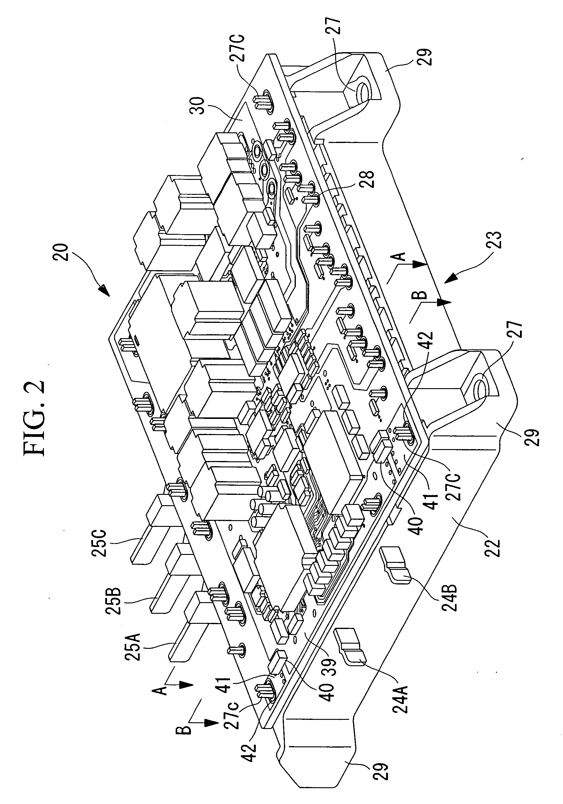 Integrated-inverter electric compressor