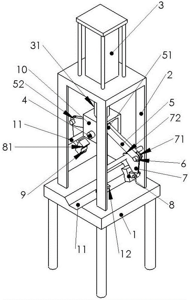 Automatic clamping tool