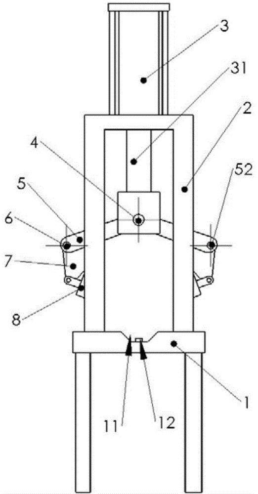 Automatic clamping tool