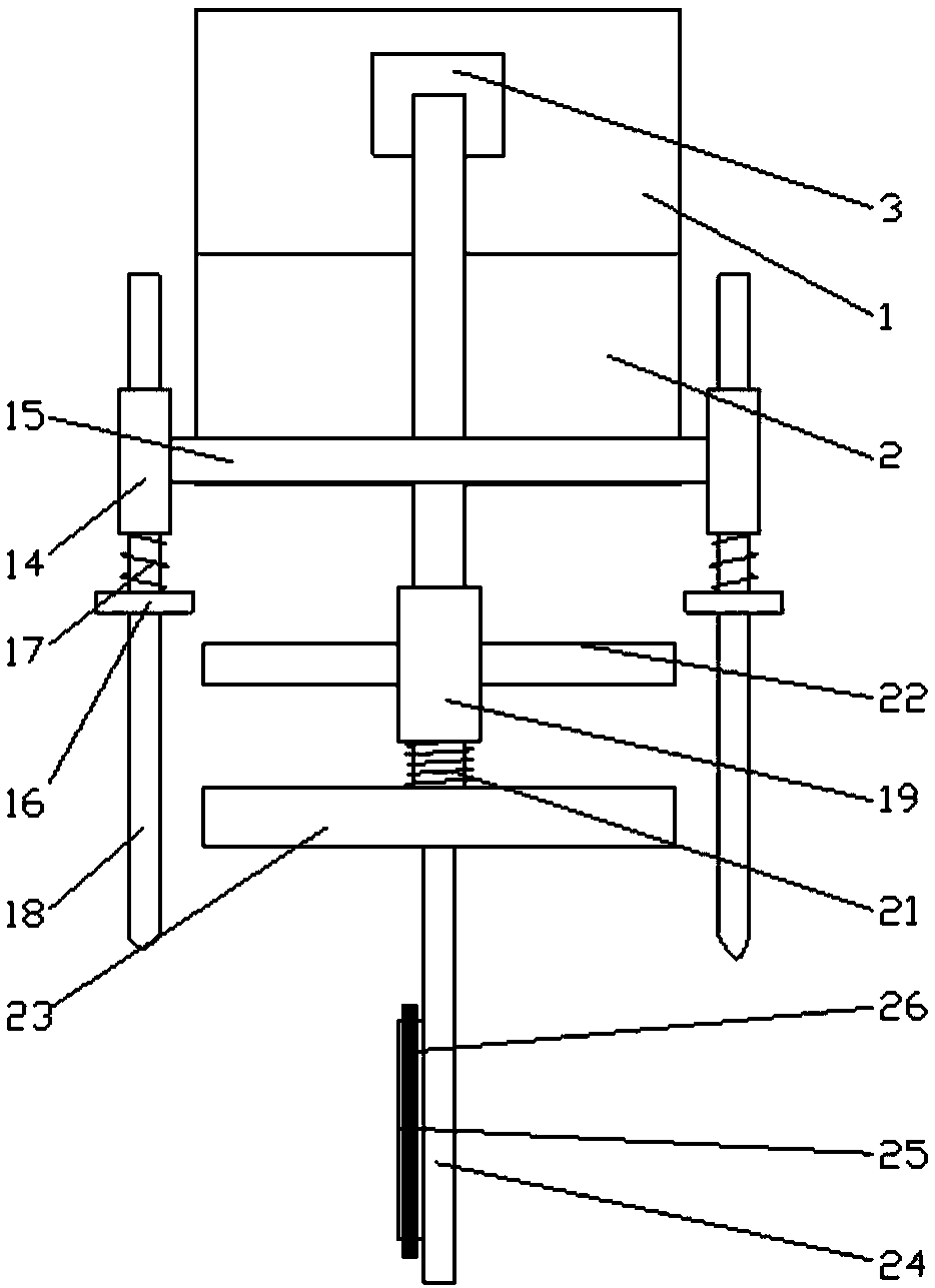 Quick demoulding device for casting