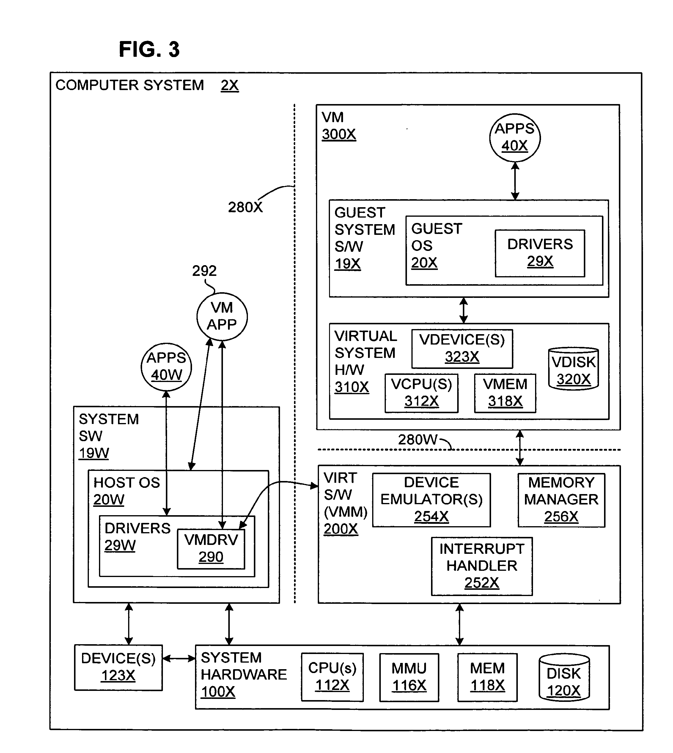 Isolating data within a computer system using private shadow mappings