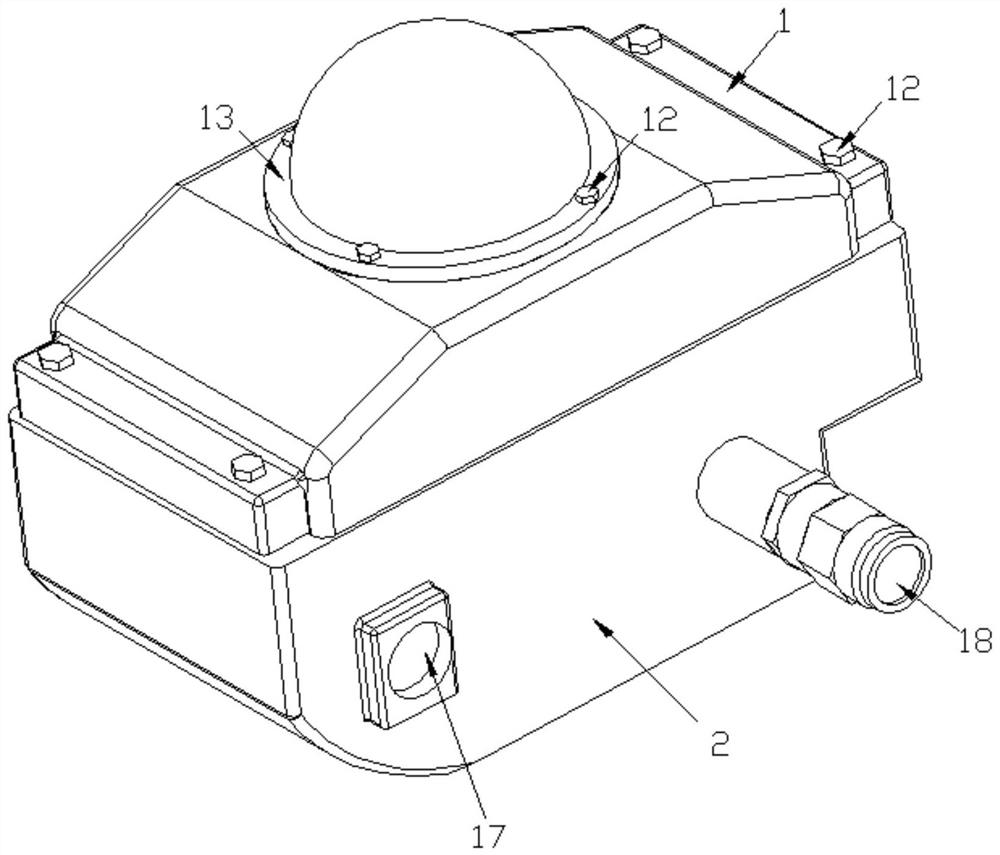 Valve limiting indication structure