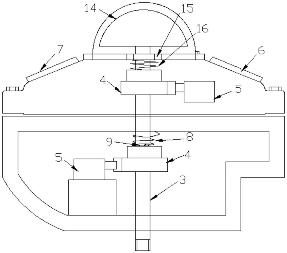 Valve limiting indication structure