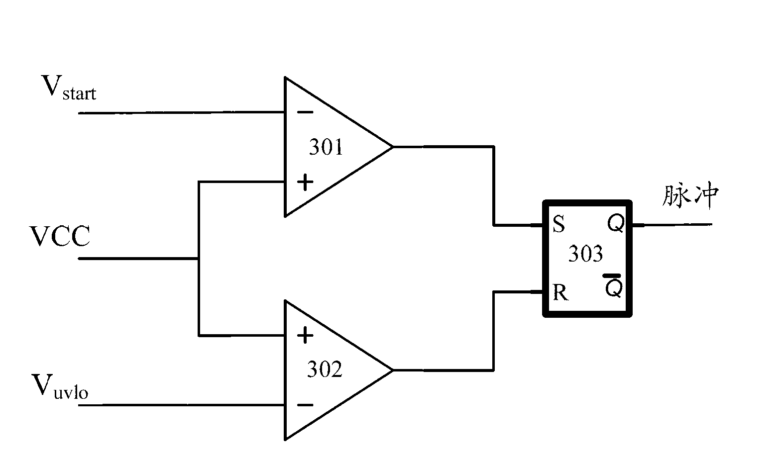 Flyback-type quick-start LED (Light-Emitting Diode) drive circuit structure