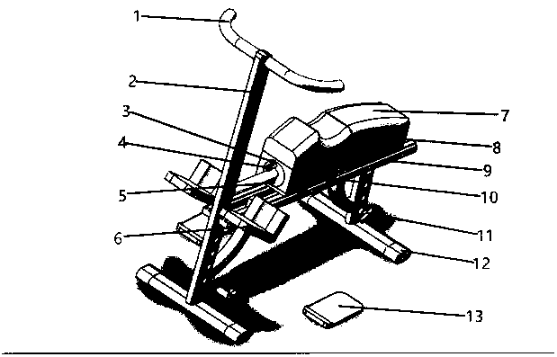 Cylinder pneumatic multifunctional fitness machine