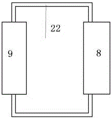 Solar heat storage system of loop heat pipe