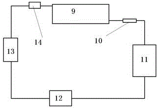 Solar heat storage system of loop heat pipe