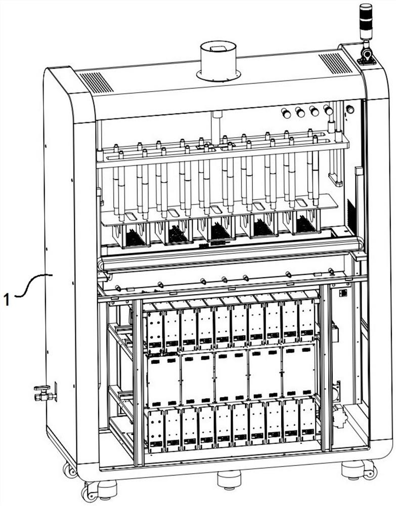 High-flux high-voltage polarization device