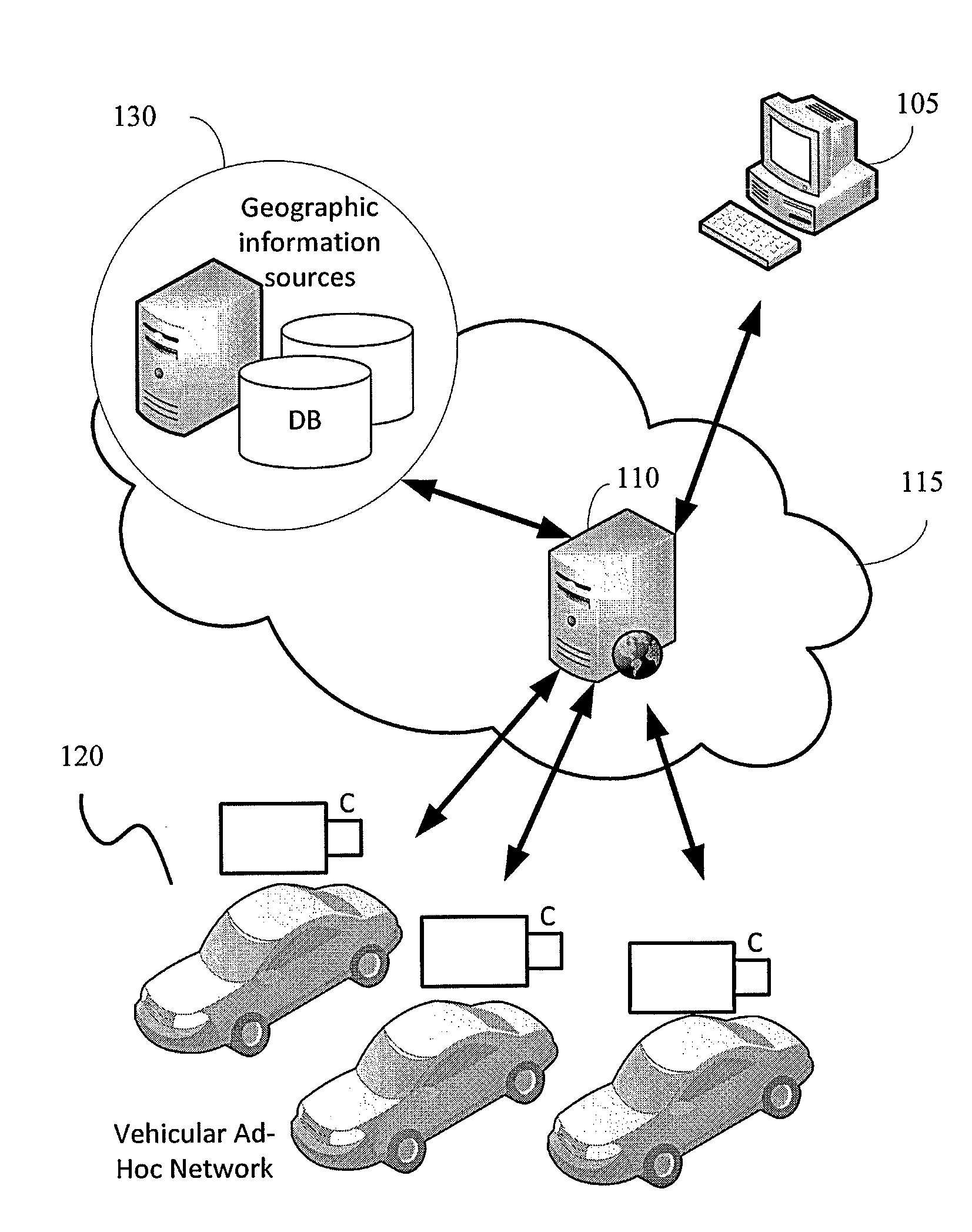 Streaming representation of moving objects and shapes in a geographic information service