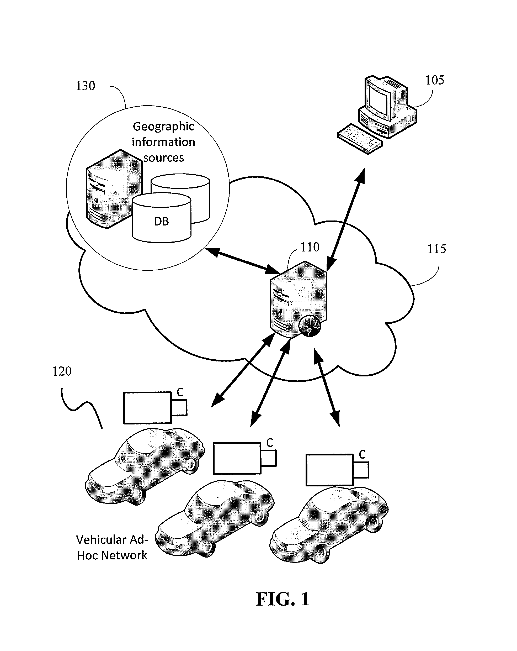 Streaming representation of moving objects and shapes in a geographic information service