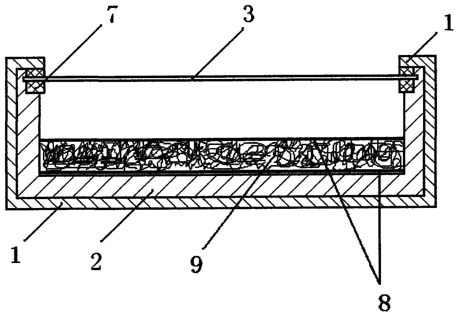 Novel solar heat collector with net wires