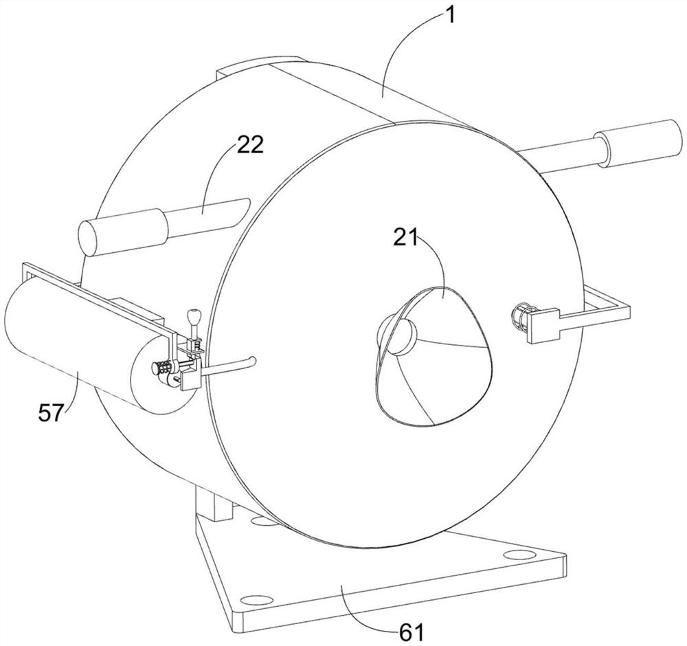 Vital capacity training device with protection function for respiratory medicine department