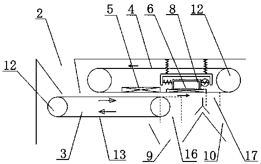 A belt type dry magnetic separator