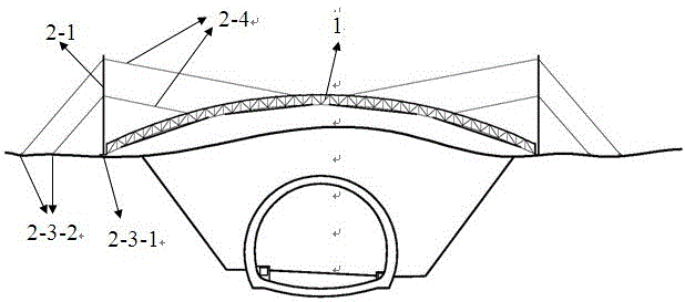 A steel truss arc shed for tunnel entrances in alpine permafrost