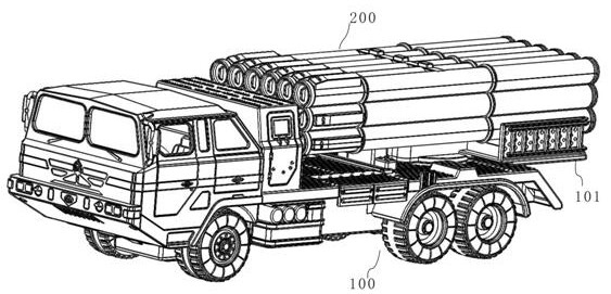 Rocket gun toy car