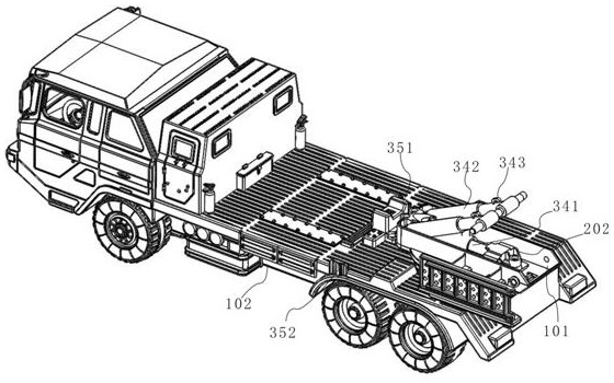 Rocket gun toy car