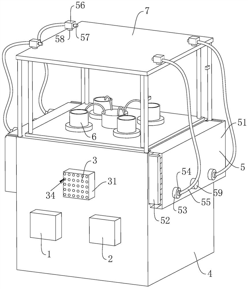 Cultivation device for rapid growth of forest seedlings