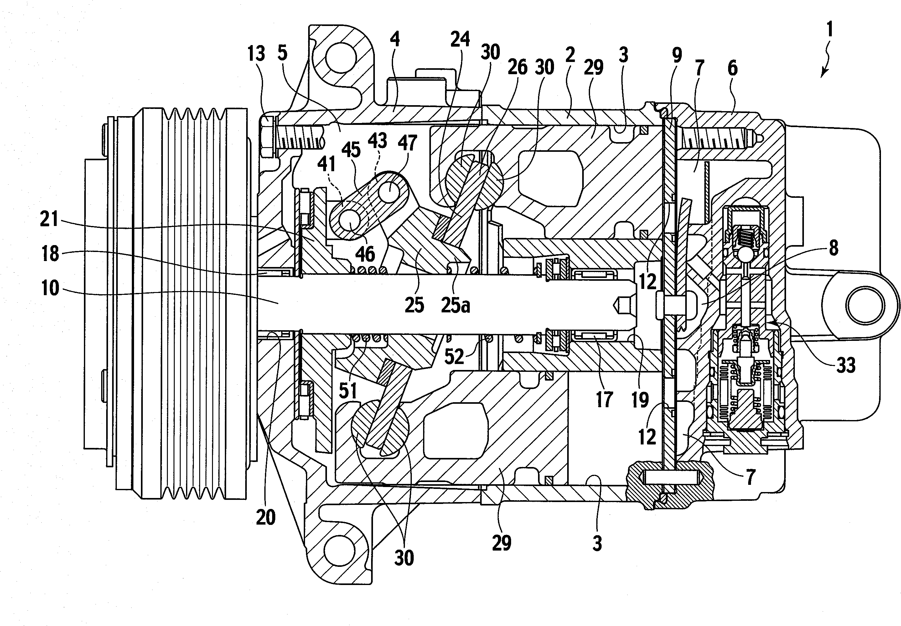 Variable capacity compressor