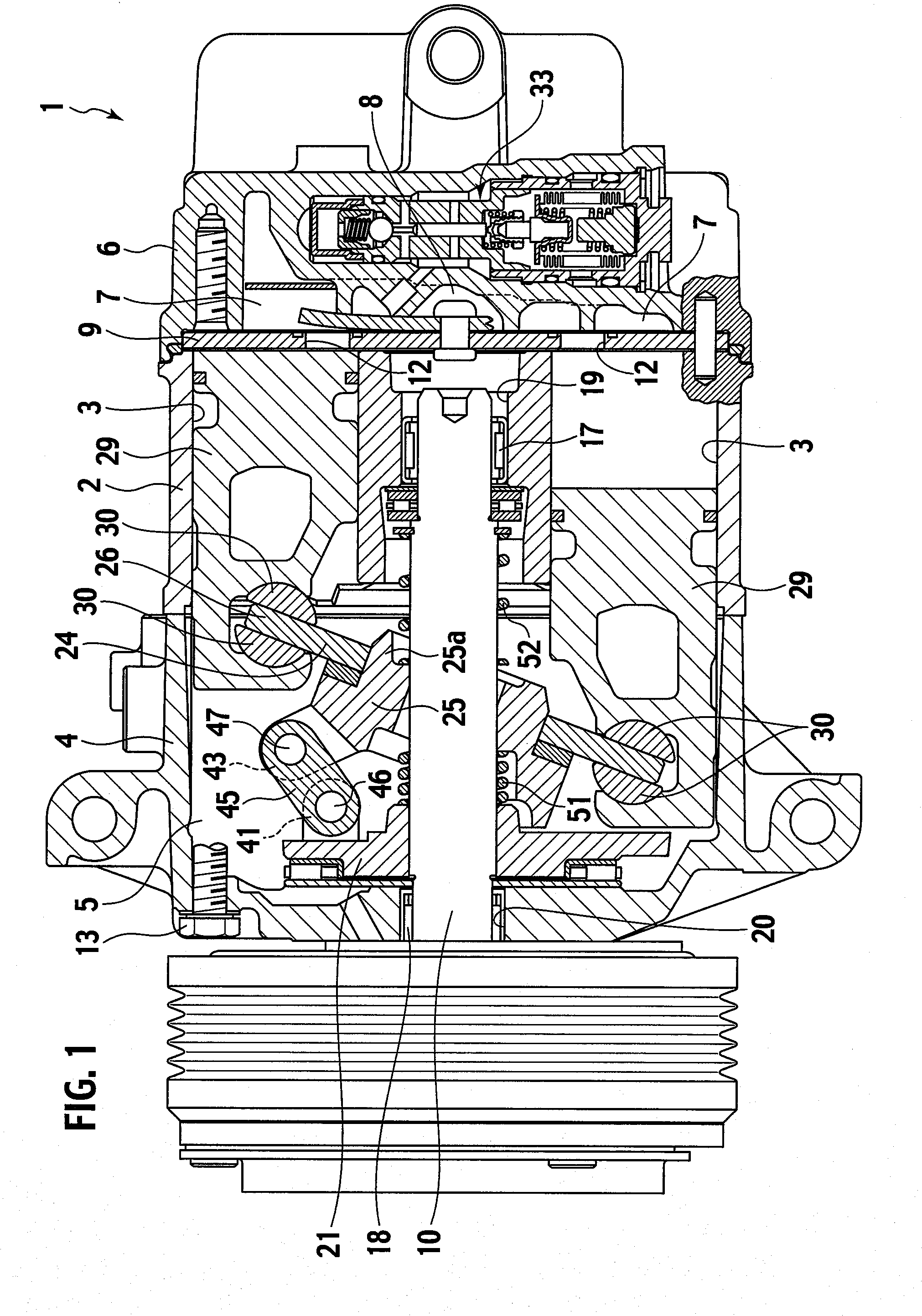 Variable capacity compressor