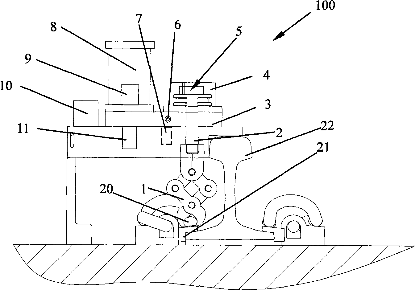 Method for measuring elastic-strip pressure and apparatus