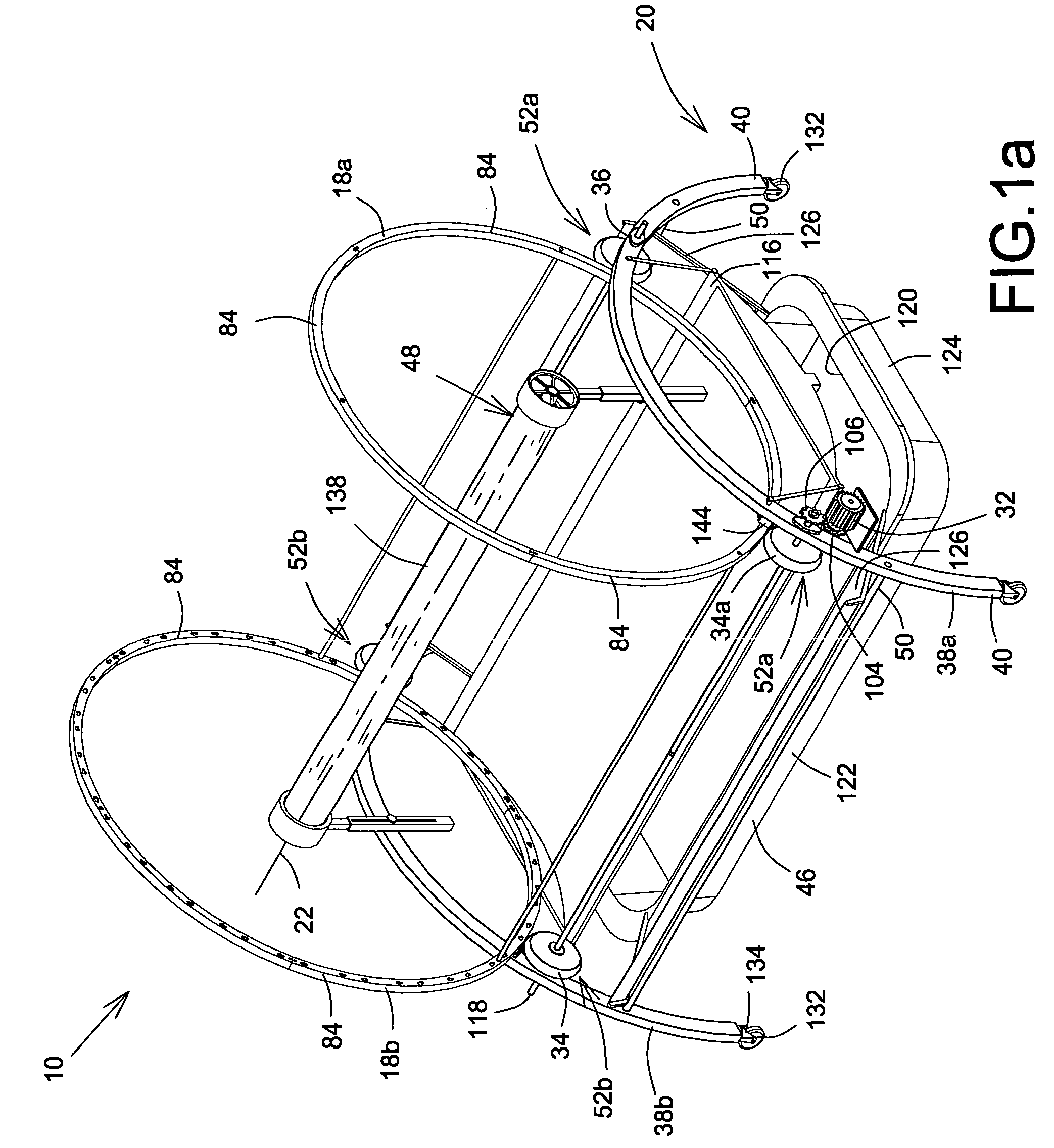 Rotary plant growing apparatus