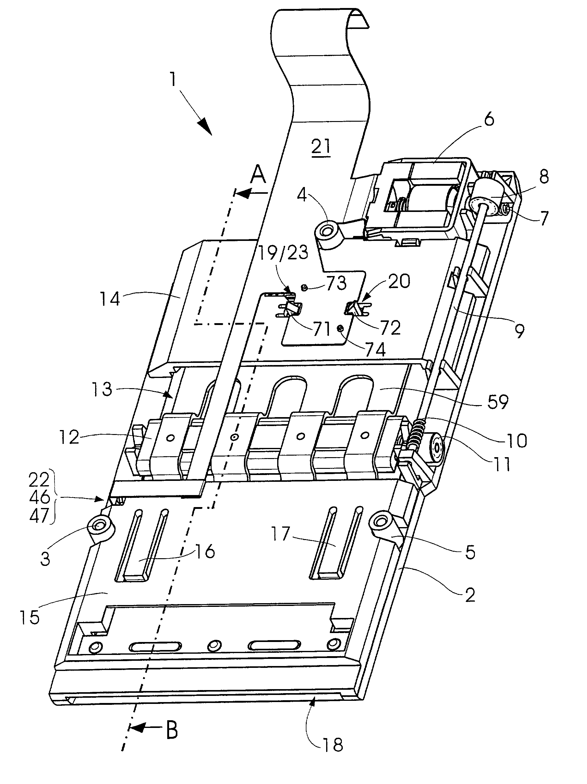 Data card unit