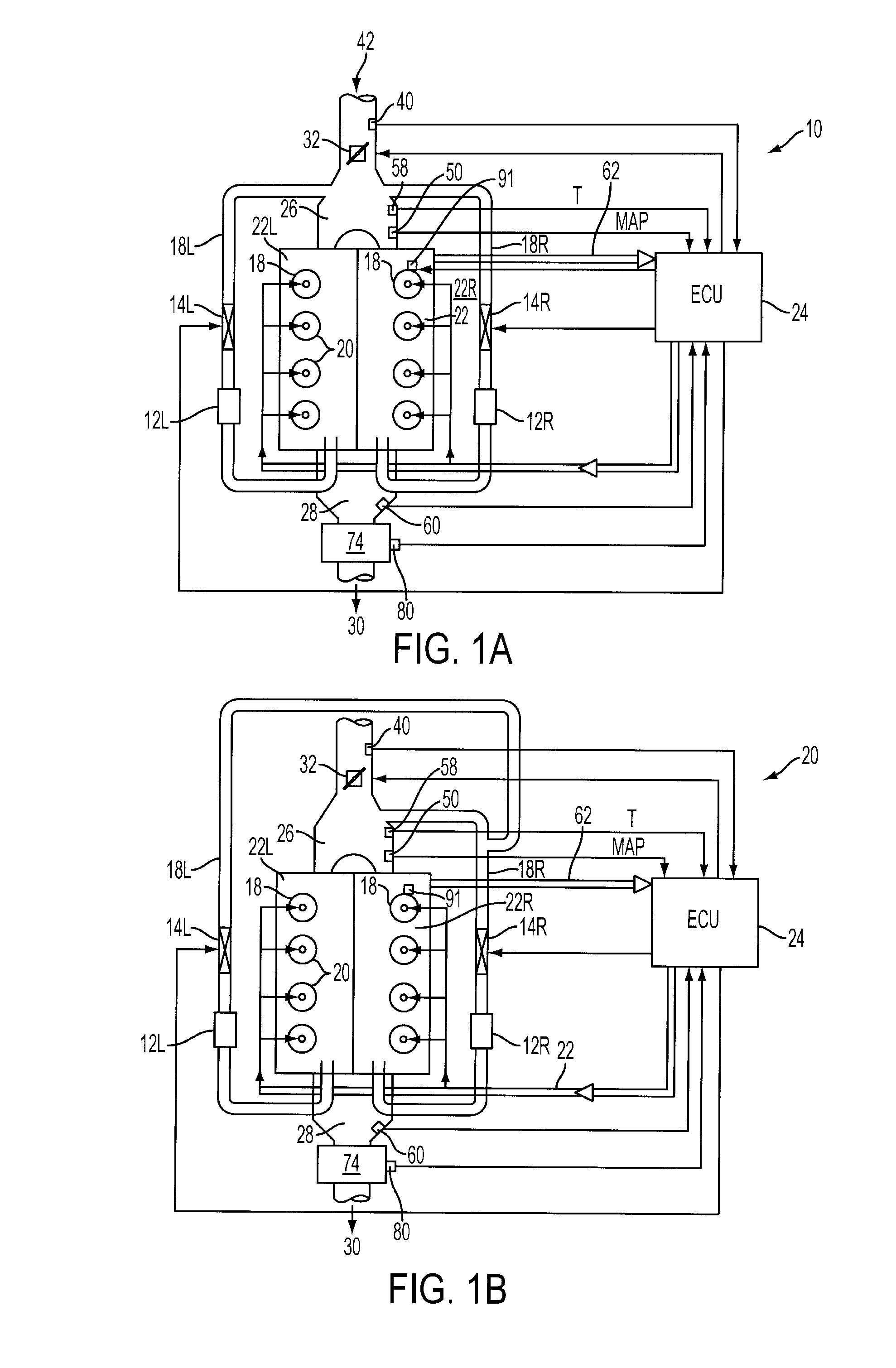 Alternative Left/Right Bank EGR Loop Operation to Improve Fouling Resistance During Low Mass Flow Engine Mode