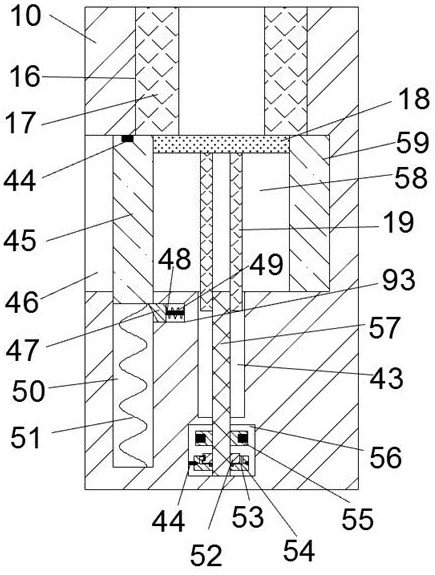 Blank die-casting device with preheating and detecting functions