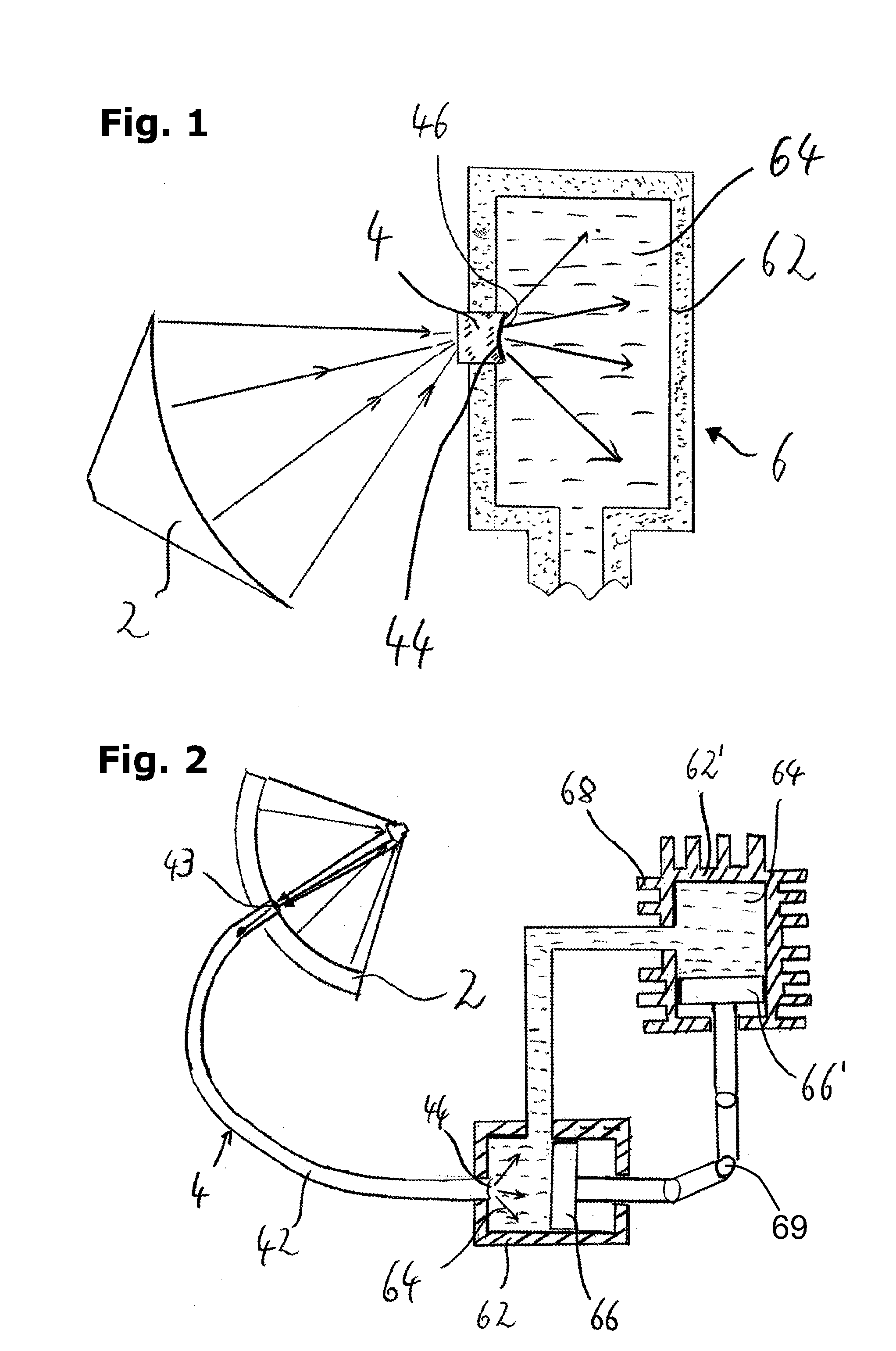 Apparatus for utilizing radiation energy