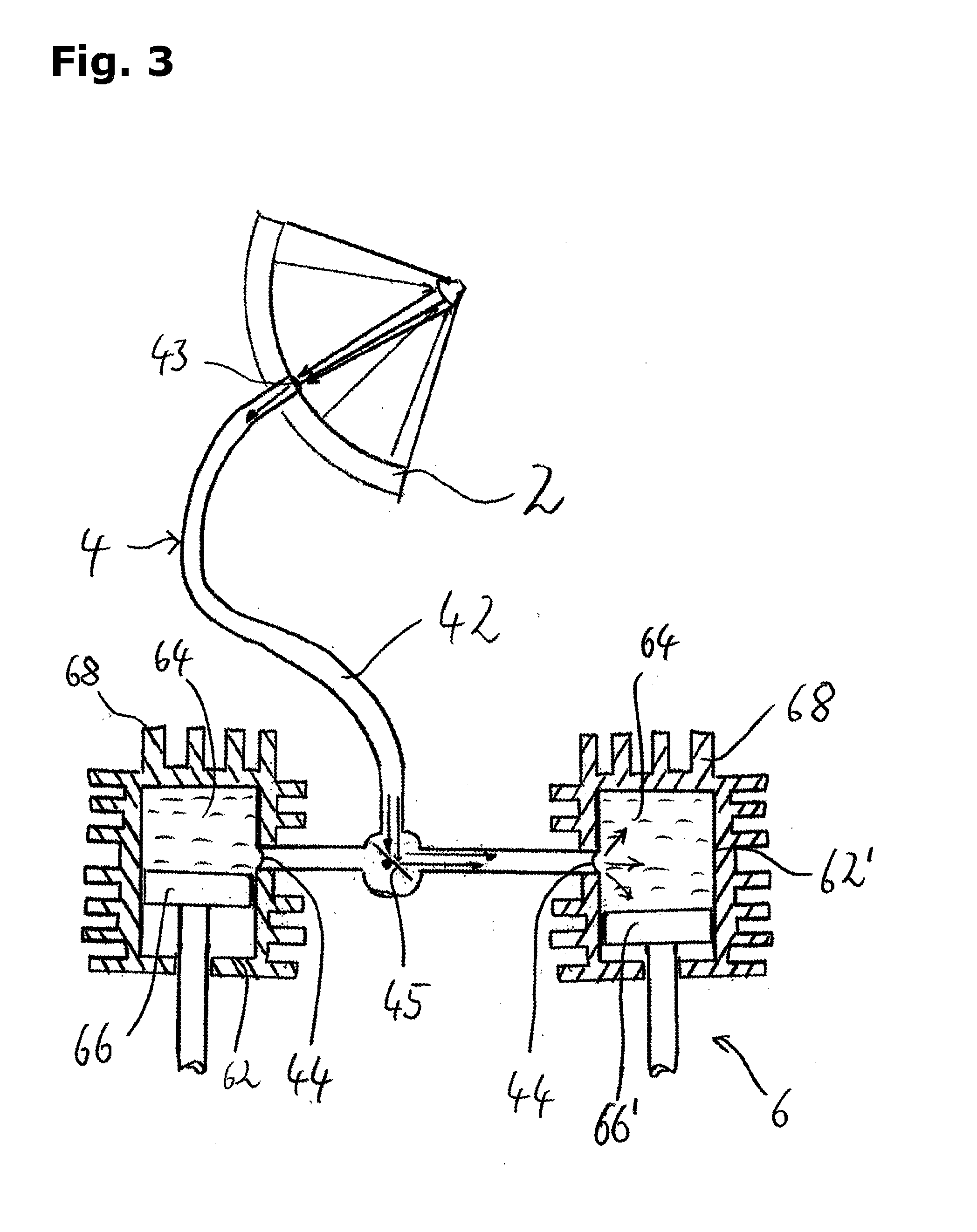 Apparatus for utilizing radiation energy