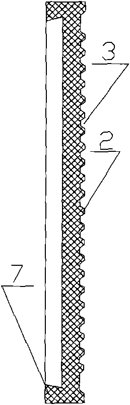 Large grid plate for air pressure filter