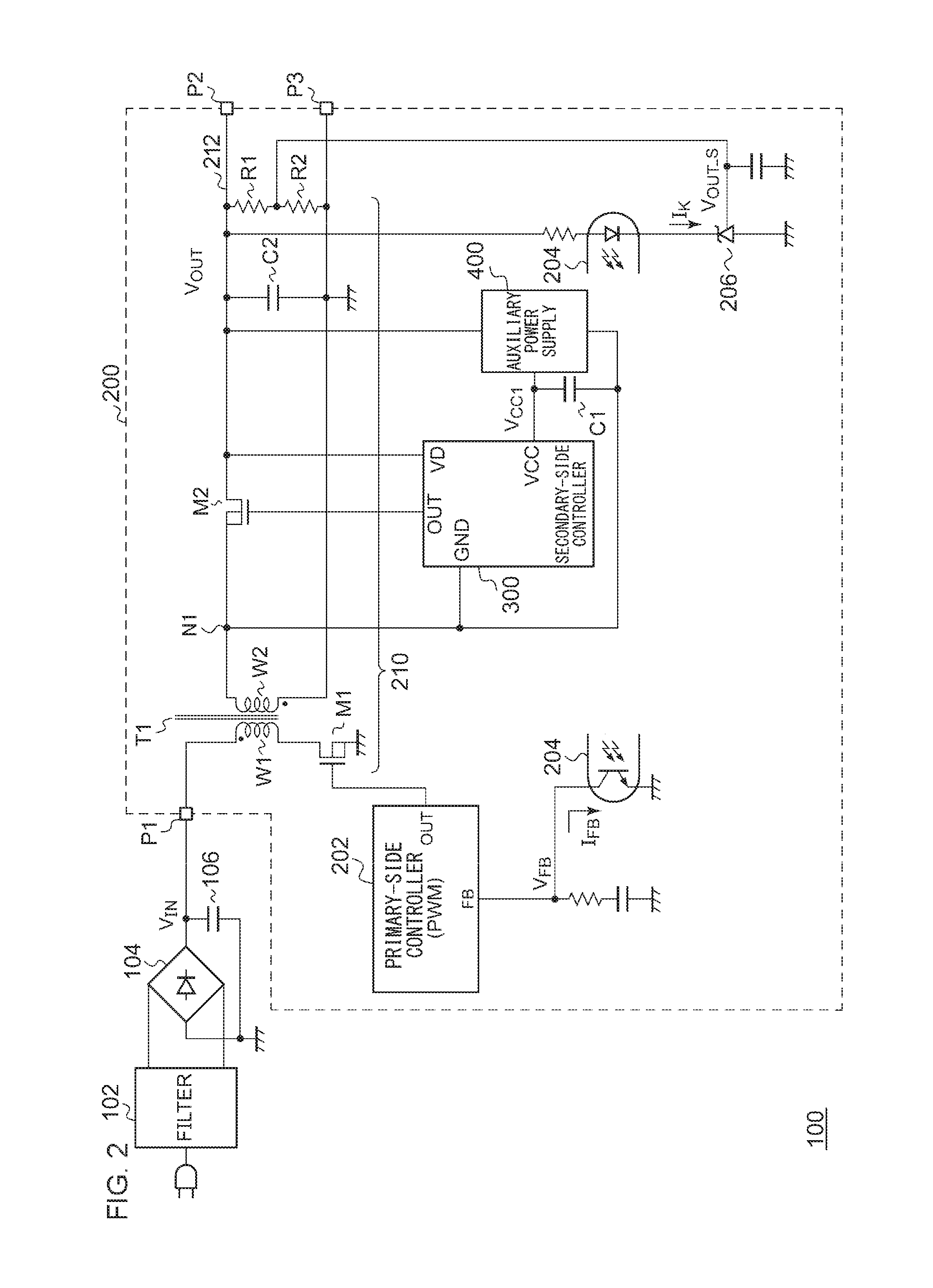 Insulated synchronous rectification dc/dc converter