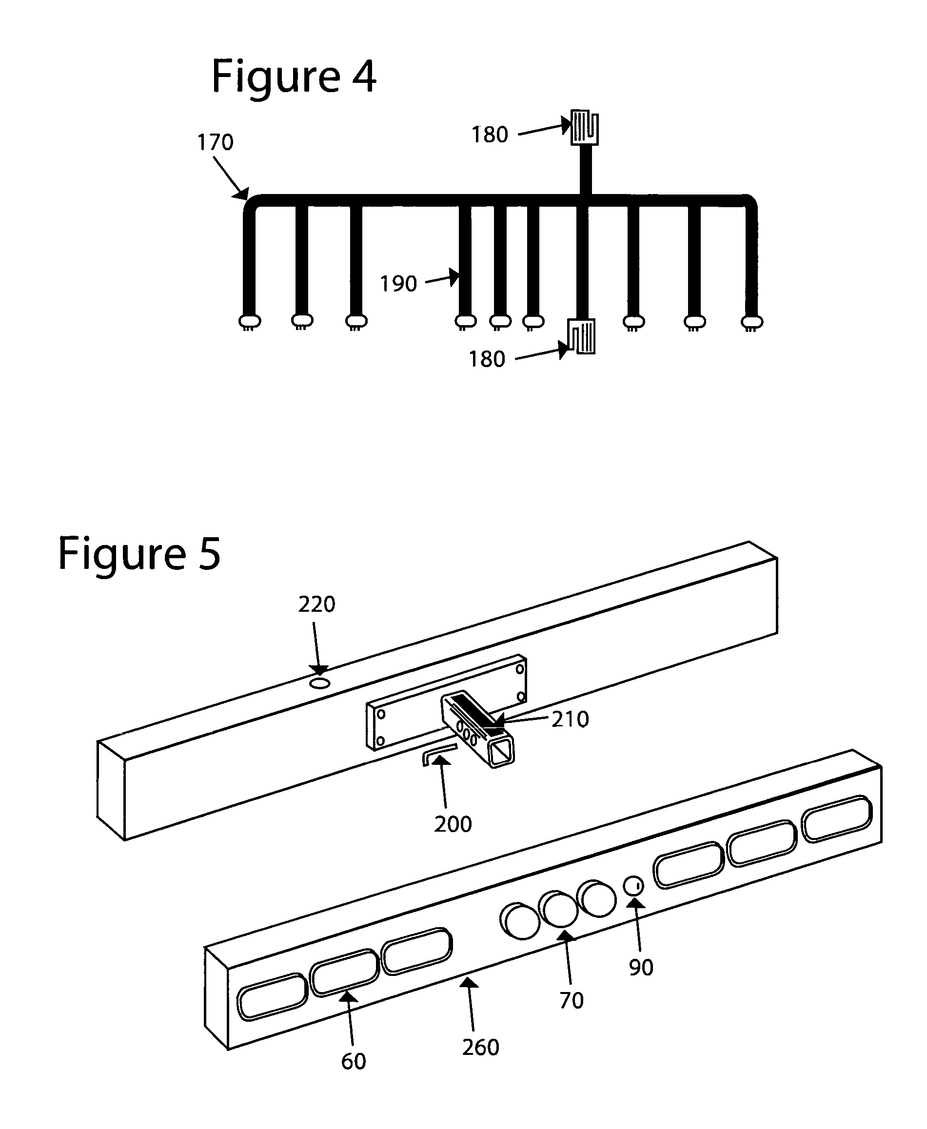 Safety light bar with a light fixture assembly