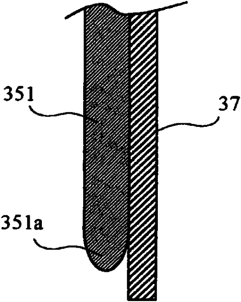 Backlight device and flat display device using same