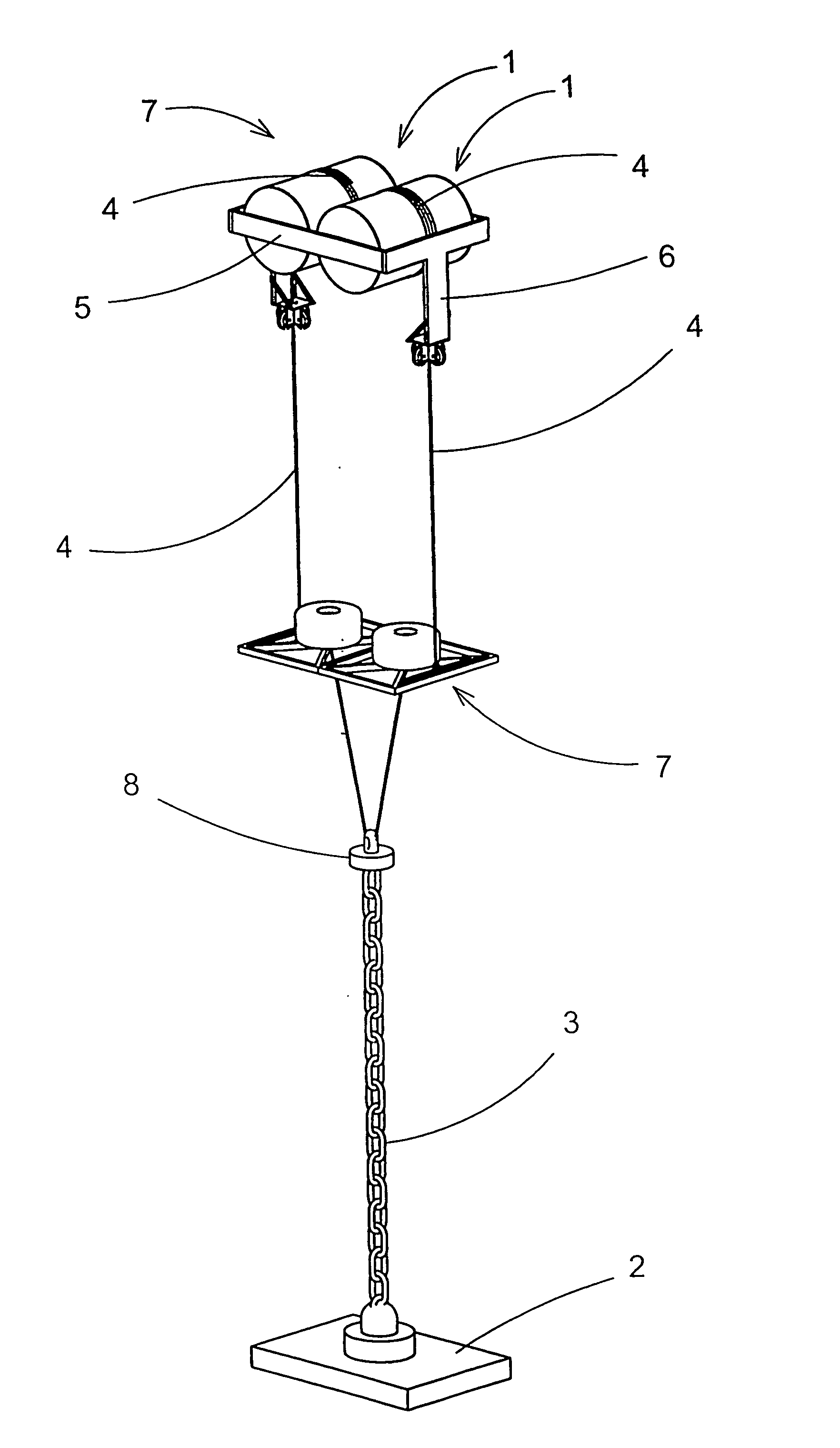 Energy generating system using sea waves