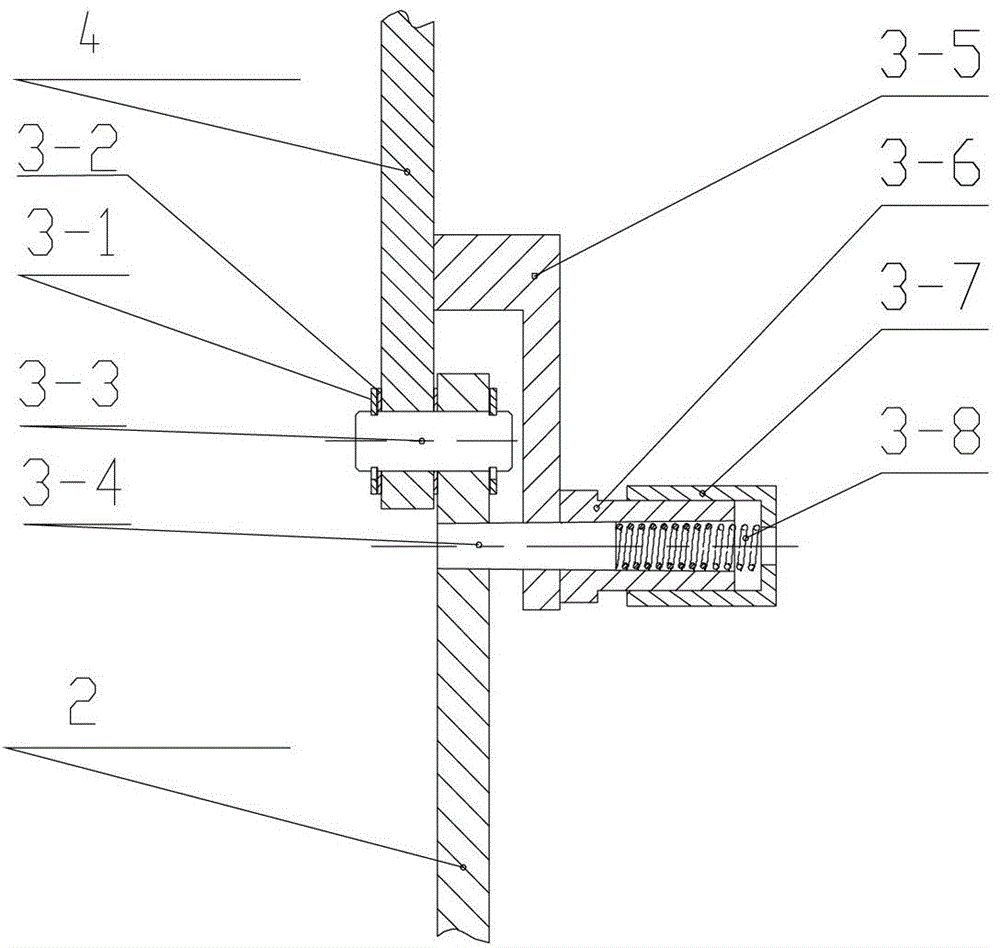 Combined foldable and extendable suspension type six-wheel vehicle-mounted mechanism