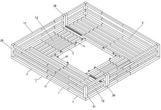 Tower crane bottom layer anti-climbing device capable of being repeatedly used on building construction site