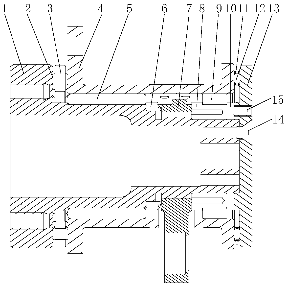 A Combined Bearing with Limited Swivel Angle