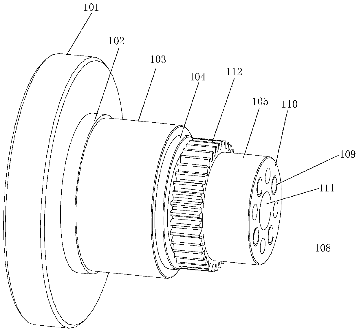 A Combined Bearing with Limited Swivel Angle