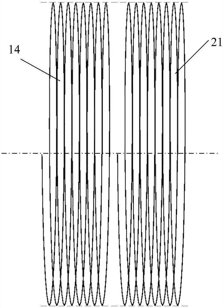 Asymmetric wireless power transmission system and power transmission method thereof