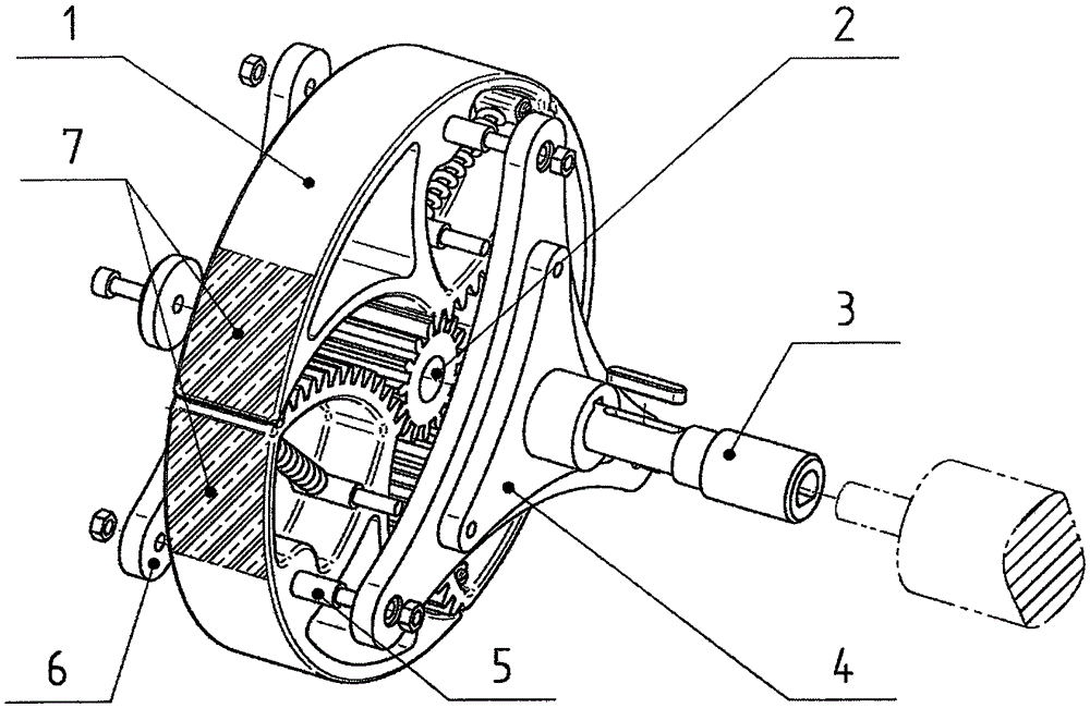 Self-adapting deformable travelling device for robot and robot