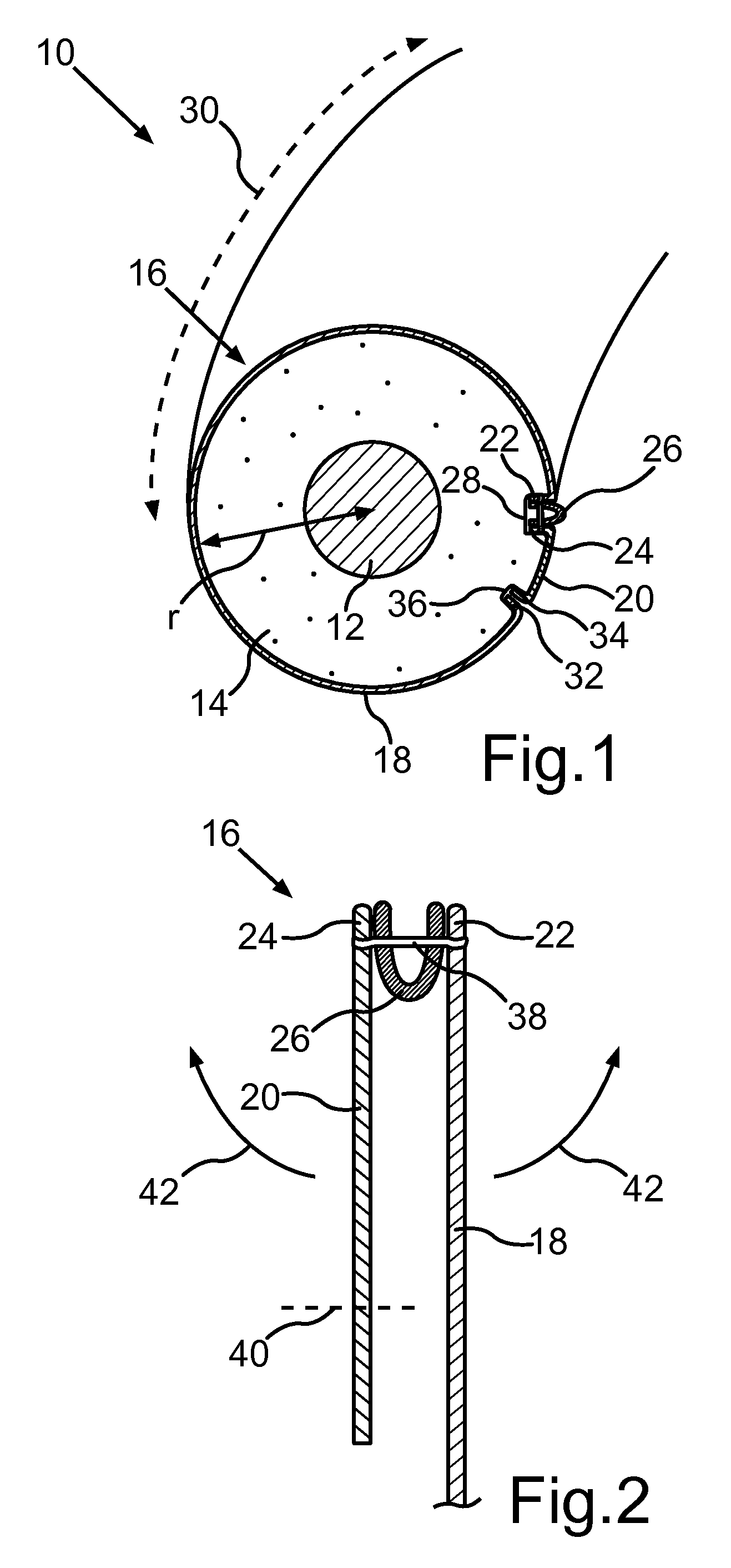 Steering wheel for a motor vehicle and process for producing a steering wheel