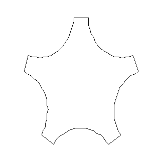 Cast-in-place five-star-shaped end part threaded tapered pile and construction method of cast-in-place five-star-shaped end part threaded tapered pile