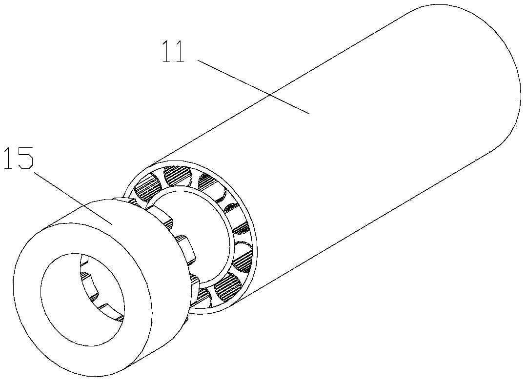 Composite plastic pipe, equipment for producing composite plastic pipe