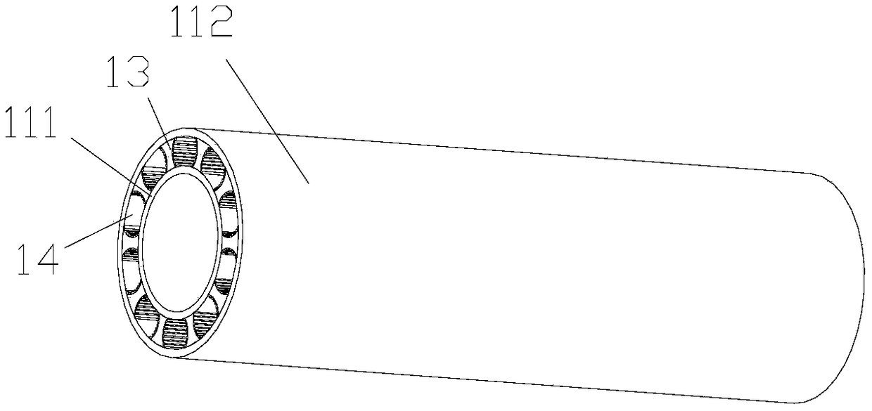 Composite plastic pipe, equipment for producing composite plastic pipe