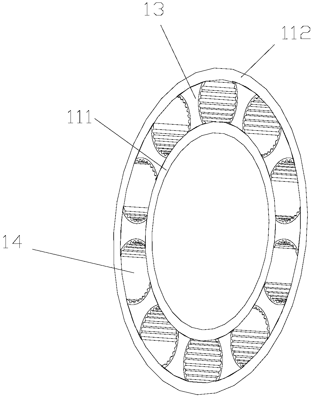 Composite plastic pipe, equipment for producing composite plastic pipe