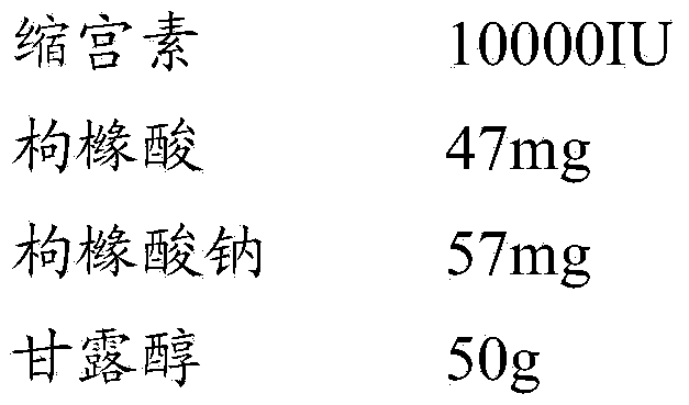 Medicine composition containing oxytocin