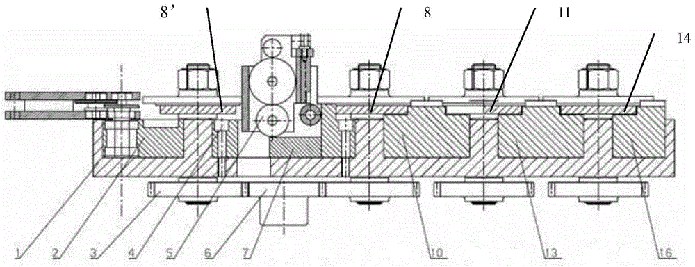 A kind of L-shaped steam seal sheet molding device and production method