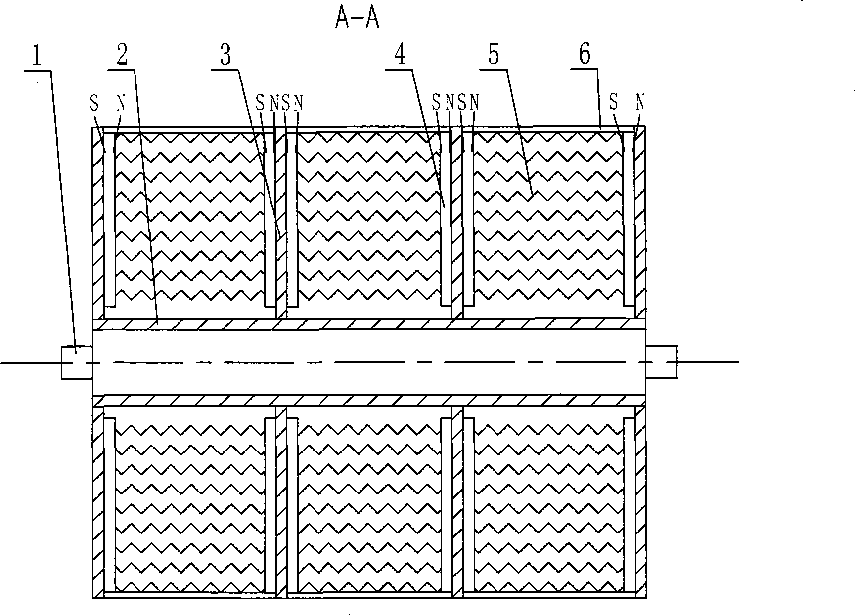 Magnetically reinforced photocatalysis wind wheel and air purification method