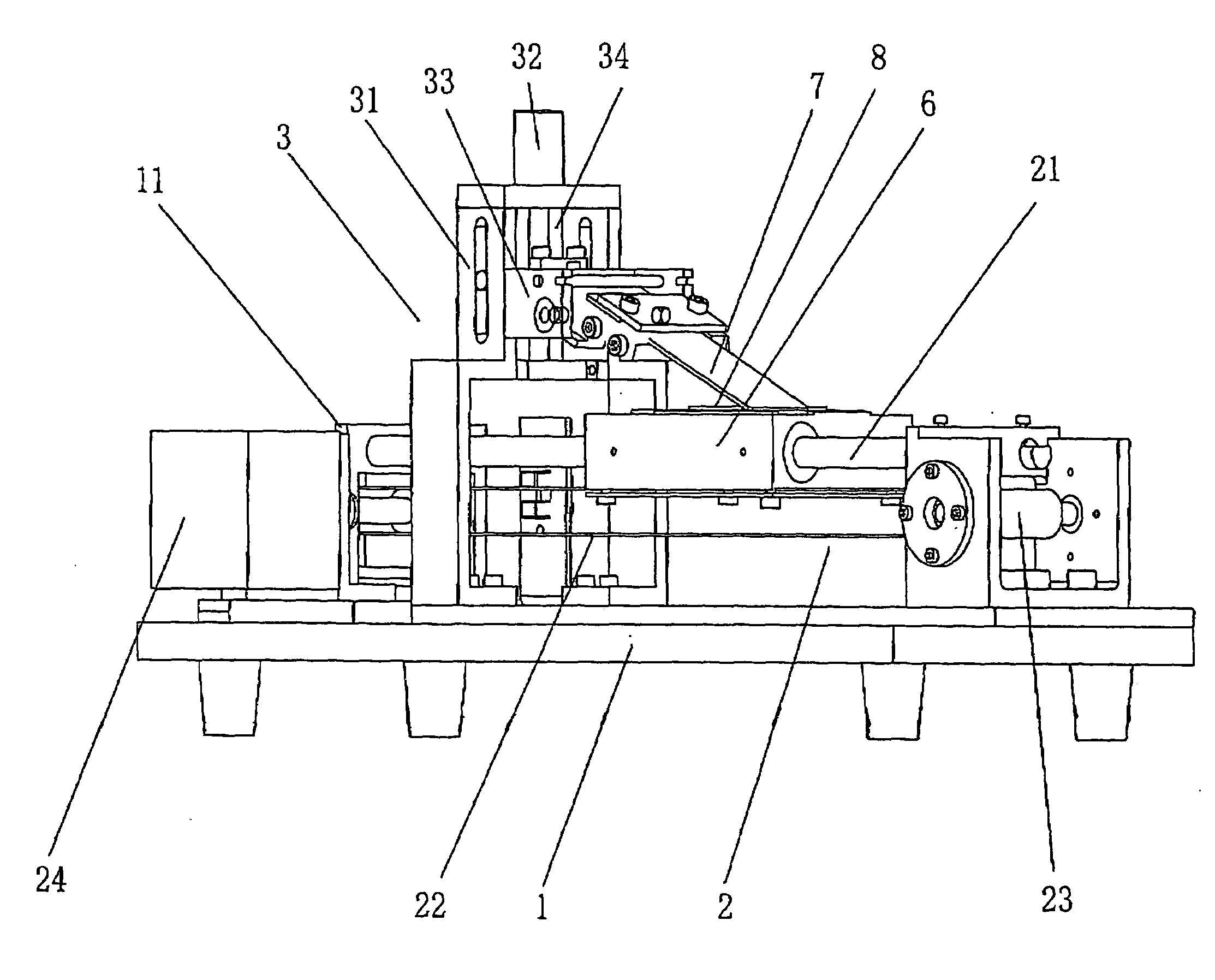 Blood smear preparation device